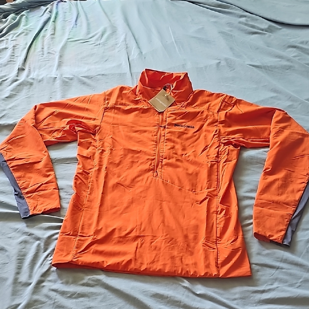 Patagonia Orange Pullover Jacket